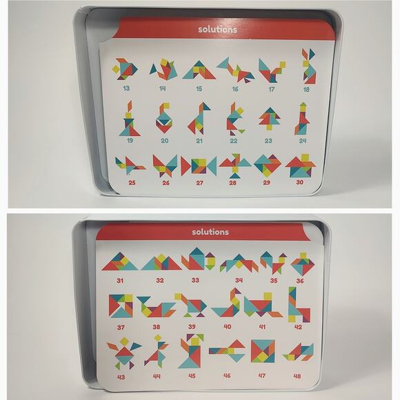 Magnetic Shape Maker Tangram Puzzle Travel Game Therapy Tool Logic Skill Develop - Picture 5 of 10